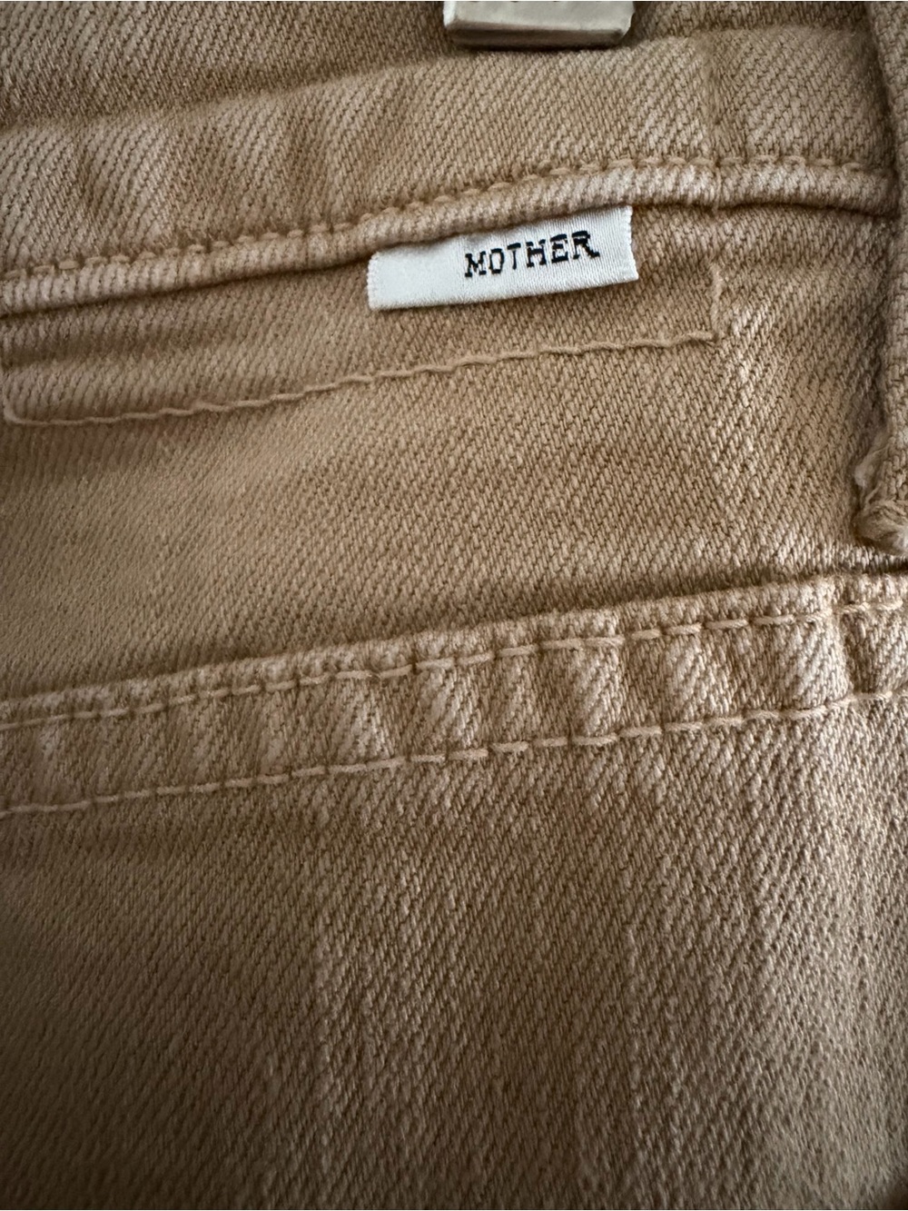 MOTHER Cropped Ankle Jeans in Light Brown - Picture 4 of 9